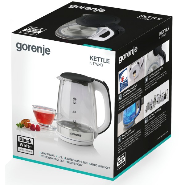 Фото - Уцінка - Електричний чайник Gorenje K17GXG