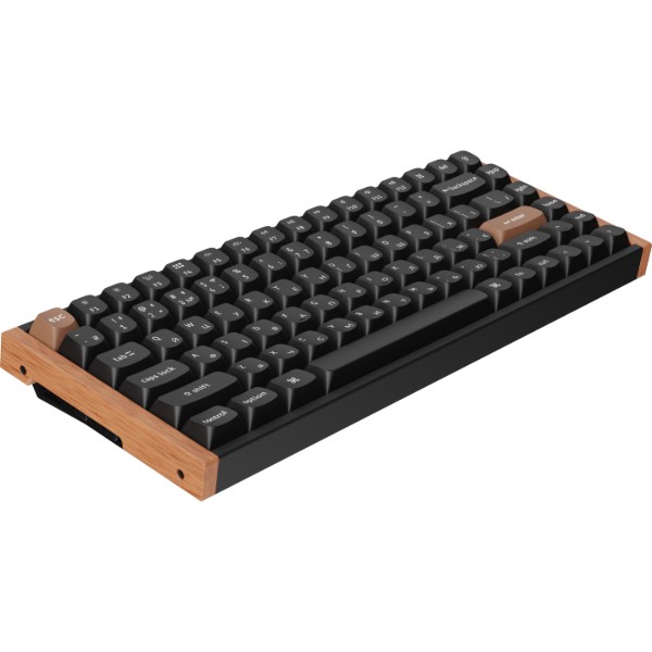 Фото - Клавиатура беспроводная Keychron K2HE 81Key, Gateron Double-Rail Magnetic Nebula, WL/BT/USB-A Black (K2H-F1-UA)