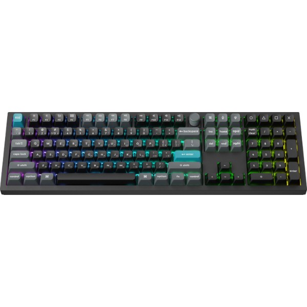 Фото - Клавиатура беспроводная Keychron Q6 Ultra Red Switch Black RGB (Q6U-M1-UA)