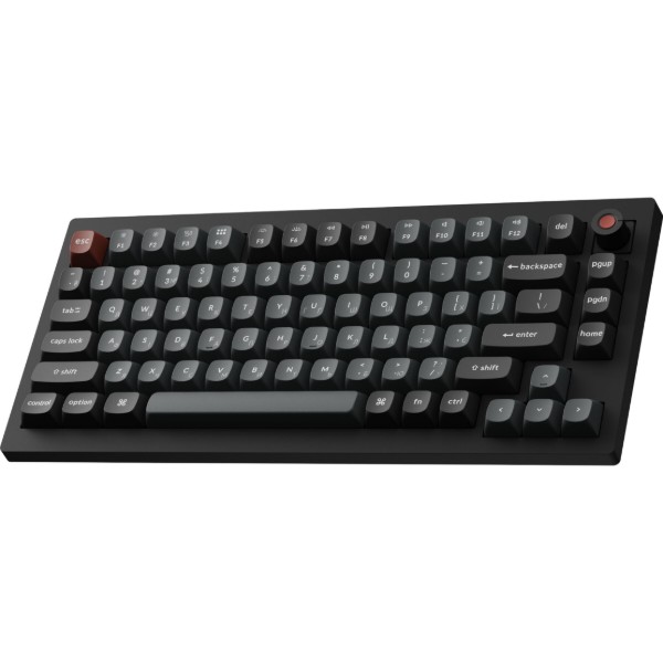 Фото - Клавиатура проводная Keychron V1 8K Super Red Switch Black RGB (V1W-D1-UA)