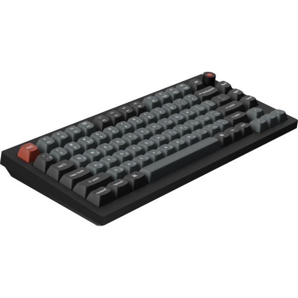 Фото - Клавиатура проводная Keychron V1 8K Super Red Switch Black RGB (V1W-D1-UA)