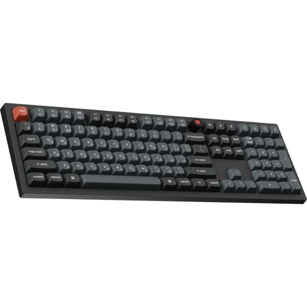 Фото - Клавиатура проводная Keychron V6 8K Super Red Switch Black RGB (V6W-D1-UA)