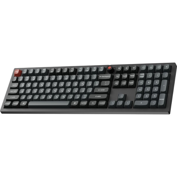 Фото - Клавиатура проводная Keychron V6 8K Super Red Switch Black RGB (V6W-D1-UA)