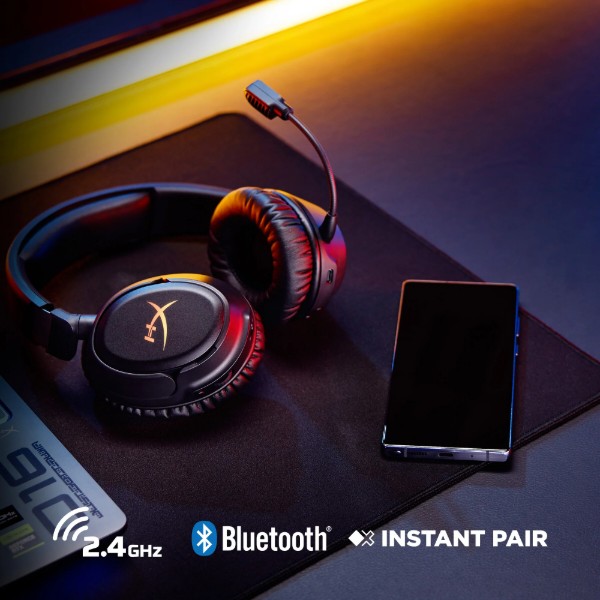 Фото - Гарнитура беспроводная игровая HyperX Cloud Flight 2 Wireless Black (B5VC4AA)