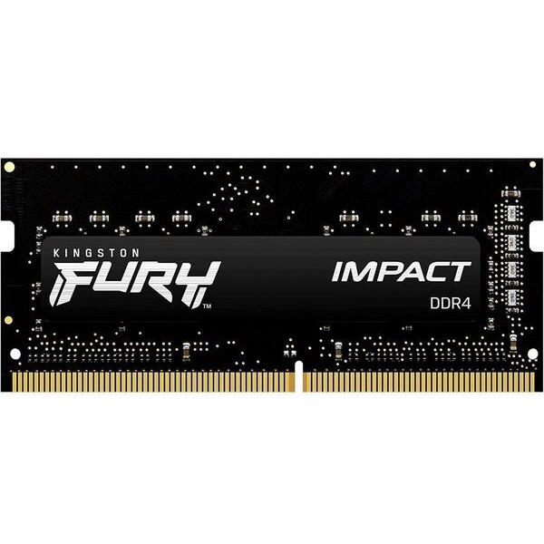 Фото - Память DDR Kingston Fury Impact DDR4-3200 SODIMM 8GB CL20-22-22 1.2V (KF432S20IB/8)