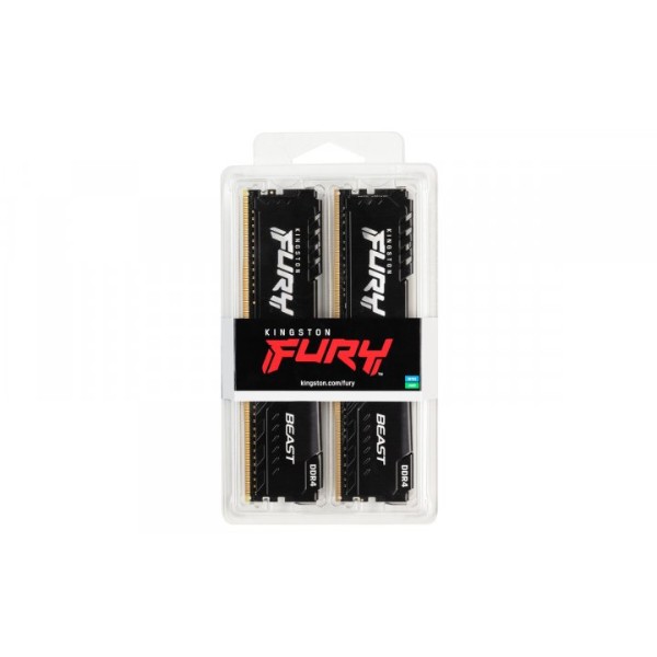 Фото - Память DDR Kingston DDR4 64Gb/360 Fury Beast (KF436C18BBK2/64)