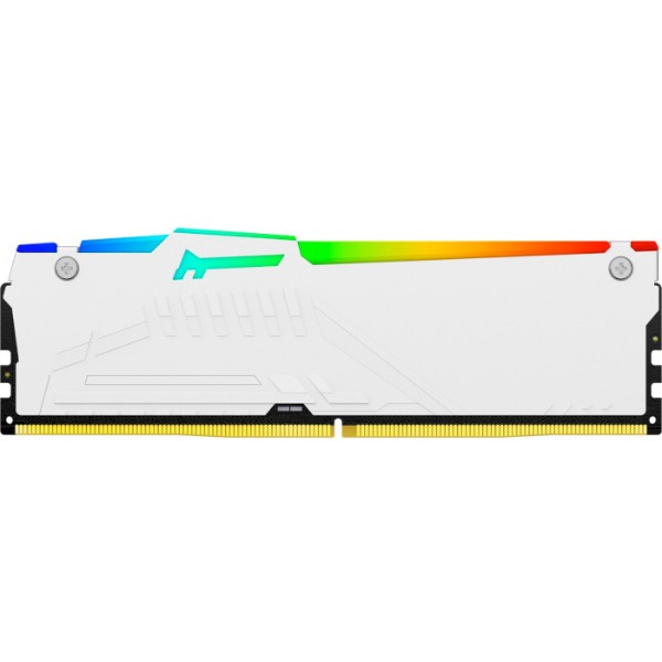 Фото - Пам'ять DDR Kingston Fury Beast White RGB 16GB (1x16) DDR5 5600 MHz (KF556C40BWA-16)