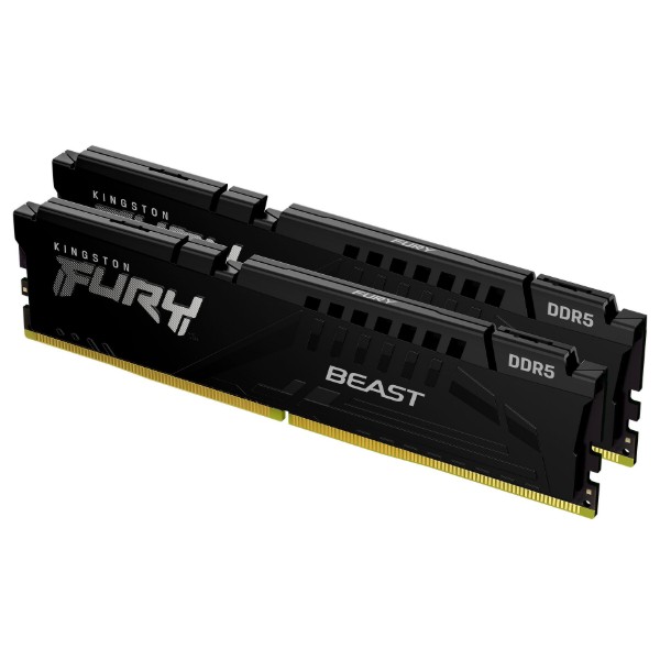 Фото - Пам'ять DDR Kingston FURY Beast Black DDR5 CL36 DIMM 2х8GB 5600MT/s (KF556C36BBEK2-16)