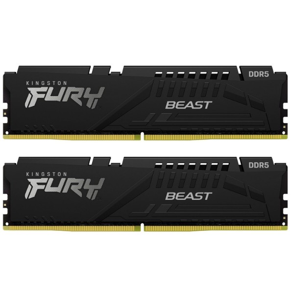 Фото - Память DDR Kingston DDR5 64GB KIT (32GBx2) 5600 FURY Beast (KF556C40BB2K2-64) Фото - Память DDR Kingston DDR5 64GB KIT (32GBx2) 5600 FURY Beast (KF556C40BB2K2-64)