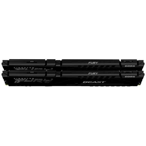 Фото - Память DDR Kingston DDR5 64GB KIT (32GBx2) 5600 FURY Beast (KF556C40BB2K2-64)