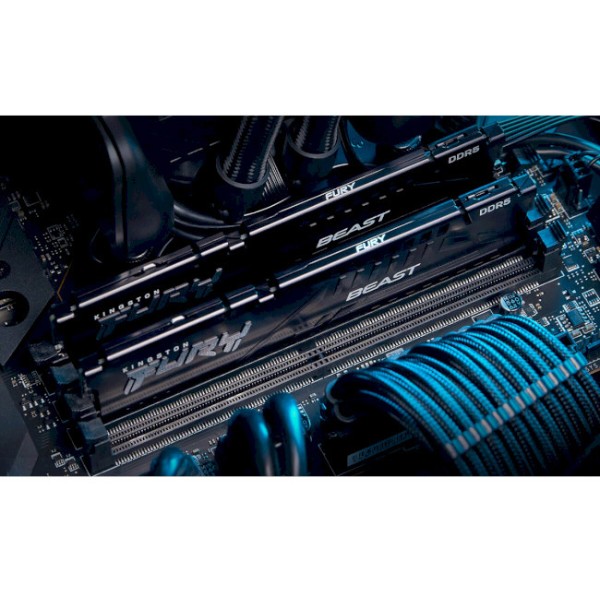 Фото - Пам'ять DDR Kingston Fury Beast DDR5-5600 64GB (2x32GB) CL40-40-40 1,25V XMP (KF556C40BBK2-64)