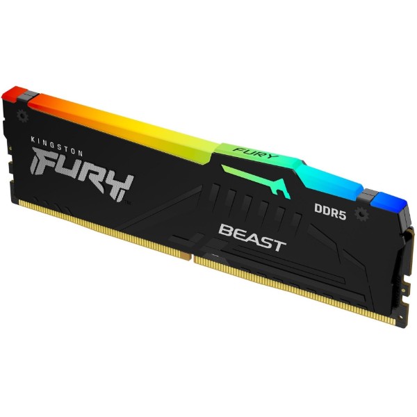 Фото - Память DDR Kingston DDR5 2x16GB/6000 Fury Beast RGB (KF560C30BBAK2-32)