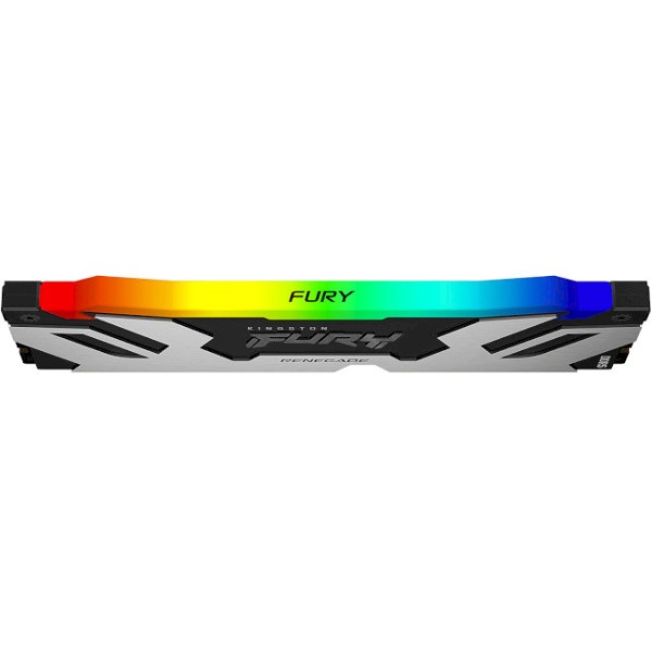 Фото - Память DDR Kingston Fury Renegade Silver RGB DDR5- 6400 64GB (2x32GB) CL32-39-39 1.4V XMP (KF564C32RSAK2-64)