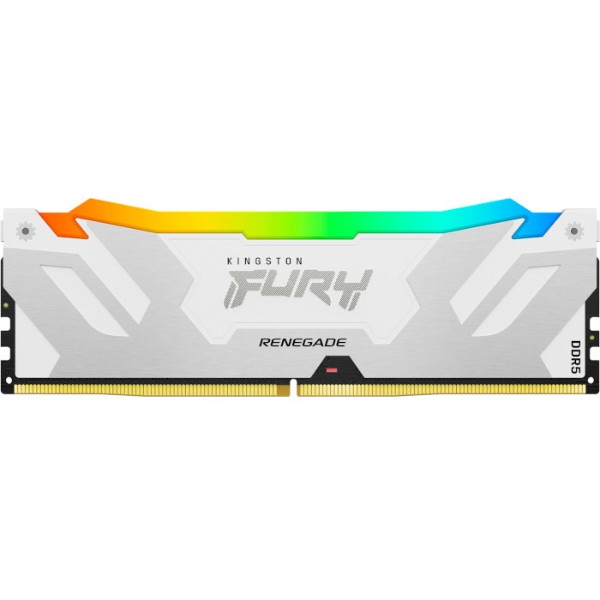 Фото - Пам'ять DDR Kingston Fury Renegade RGB White 2x16GB/7200 DDR5 XMP (KF572C38RWAK2-32)