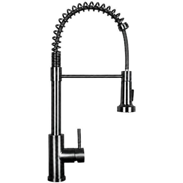 Фото - Смеситель кухонный Ventolux KFPFH07 PVD BK 2F
