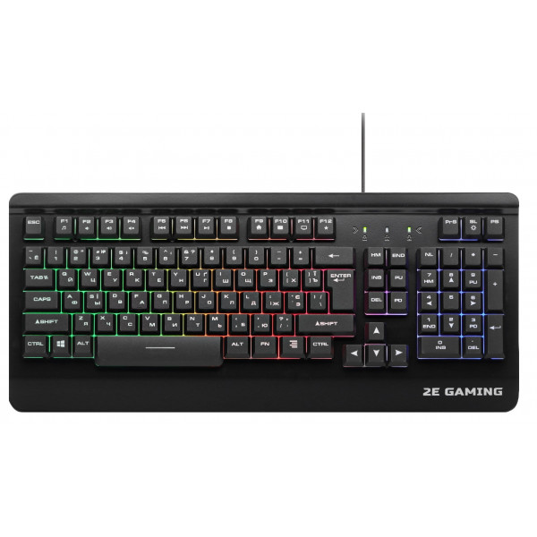 Фото - Клавіатура дротова ігрова 2E KG320 Black