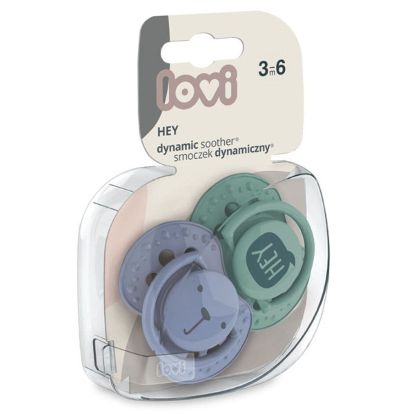 Фото - Симетрична пустушка Lovi 3-6 міс 2 шт. Hey Boy (22/886boy)