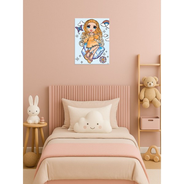 Фото - Картина за номерами Ideyka Rainbow High Poppy Rowan 30х40 см (KHO1245)