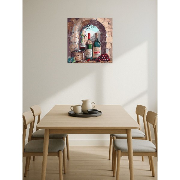 Фото - Картина по номерам Ideyka Вкус выдержки 40х40 см (KHO5729)