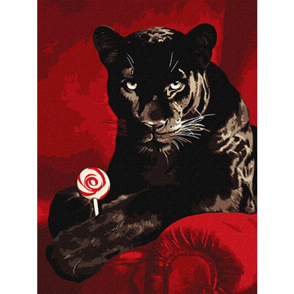 Фото - Картина за номерами Ideyka "Солодкий погляд" 30х40 см (KHO6727)