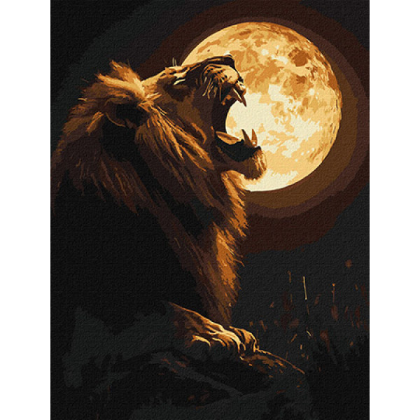 Фото - Картина за номерами Ideyka Нічний хижак 30х40 см (KHO6752)
