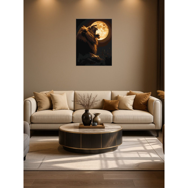 Фото - Картина за номерами Ideyka Нічний хижак 30х40 см (KHO6752)