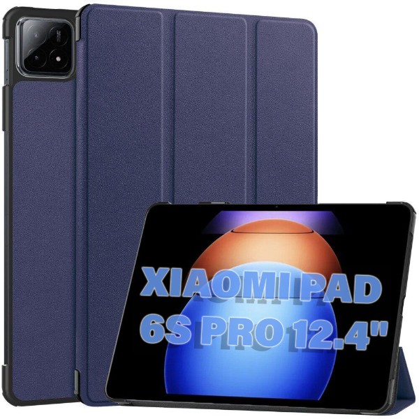 Фото - Чехол для планшета BeCover Smart Case for Xiaomi Pad 6S Pro 12.4" Deep Blue (711084)