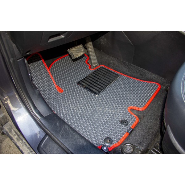 Фото - Килимки з екошкіри в салон авто EVAtech для Sportage (SL) Kia 2010-2015 3 покоління SUV EU (KI1323CV5LA3BBLB)