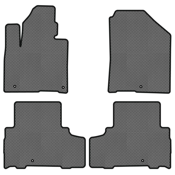 Фото - EVA коврики в салон авто EVAtech для Sorento (UM) 7 seats Kia 2014-2020 3 поколение SUV Korea KI1355PVC4LA5RGB