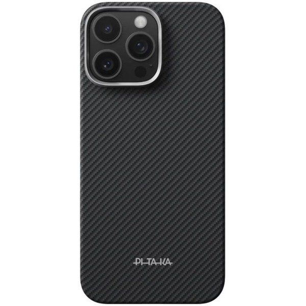 Фото - Чехол для смартфона Pitaka Ultra-Slim Classic Twill 600D Black/Grey PitaTap for iPhone 16 Pro Max (KI1602PAM)