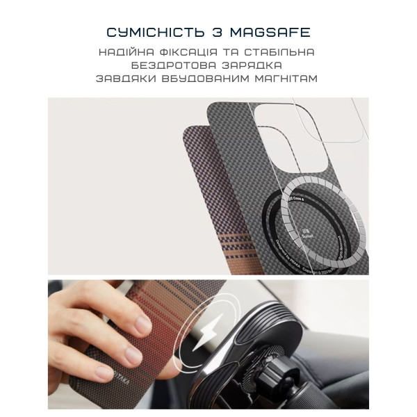 Фото - Чохол для смартфону Pitaka Tactile Woven Sunset PitaTap for iPhone 16 Pro (KI1602SU)