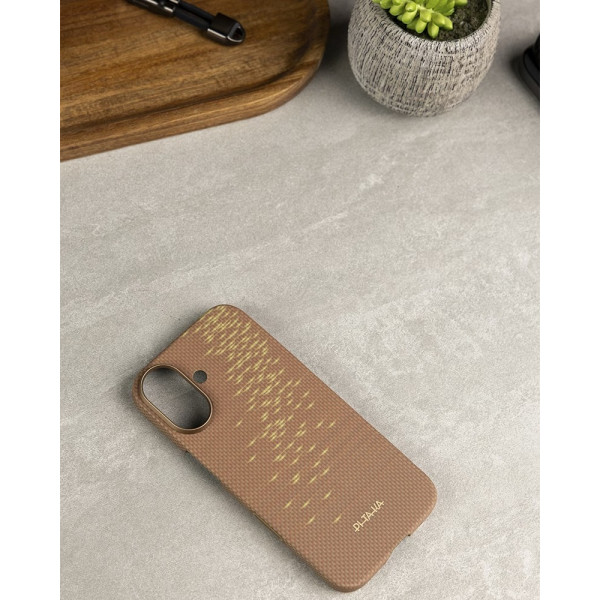 Фото - Чохол для смартфону Pitaka Ultra-Slim Case Golden Glint for iPhone 17 (KI1701AG)
