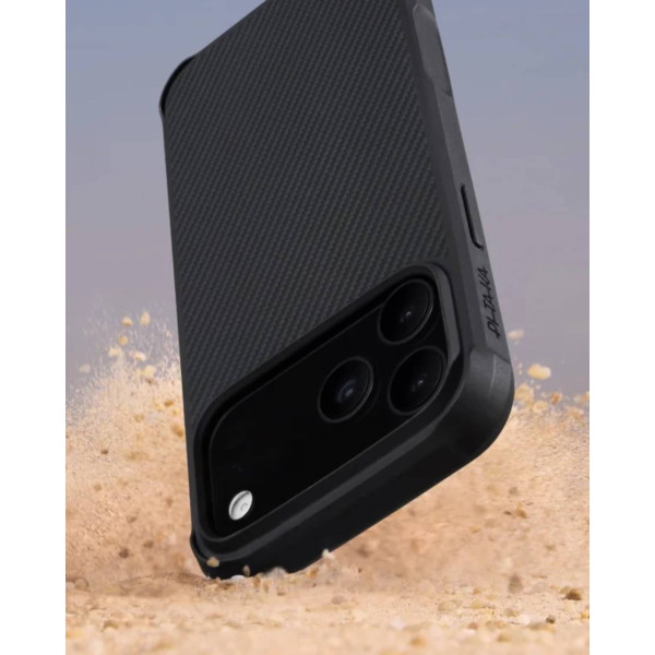 Фото - Чохол для смартфону Pitaka Aramid ProGuard Case Twill Black/Grey for iPhone 17 Pro Max (KI1701MGPM)
