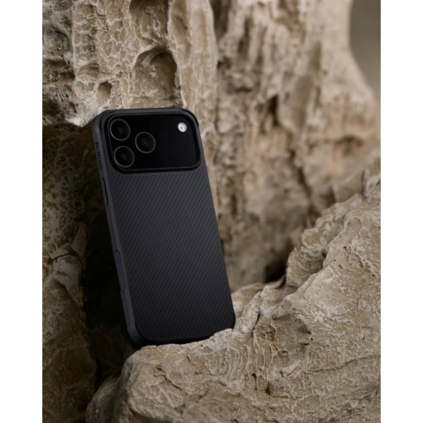 Фото - Чохол для смартфону Pitaka Aramid ProGuard Case Twill Black/Grey for iPhone 17 Pro (KI1701MGP)