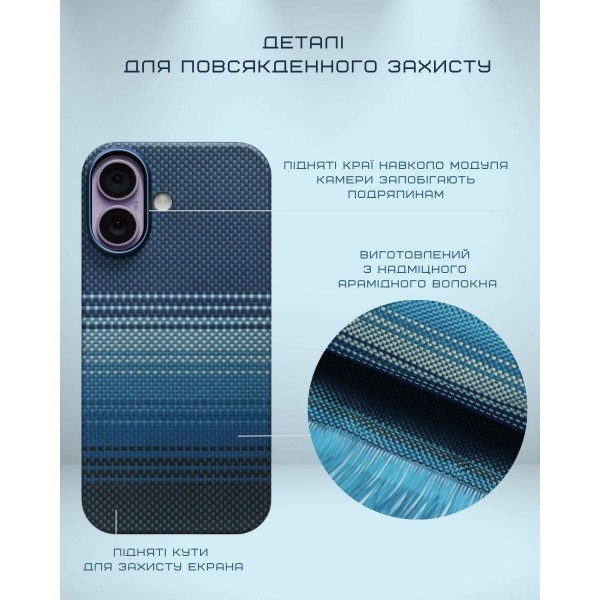 Фото - Чохол для смартфону Pitaka Ultra-Slim Case Moonrise for iPhone 17 (KI1703)