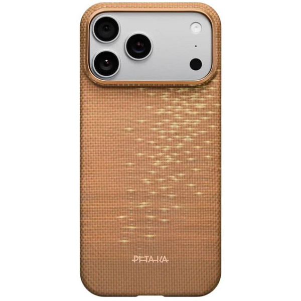 Фото - Чехол для смартфона Pitaka Ultra-Slim Case Golden Glint for iPhone 17 Pro (KI1705AG) Фото - Чехол для смартфона Pitaka Ultra-Slim Case Golden Glint for iPhone 17 Pro (KI1705AG)