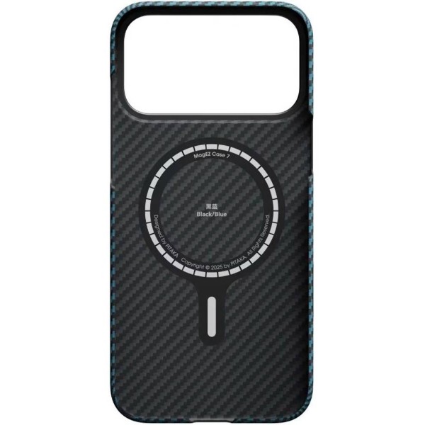 Фото - Чехол для смартфона Pitaka Ultra-Slim Case Twill Blue/Grey for iPhone 17 Pro (KI1706BP)