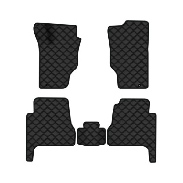 Фото - Коврики из экокожи в салон авто EVAtech для Sorento (BL) 5 seats Kia 2002-2009 1 поколение SUV EU (KI21471CD5LA2BBB)