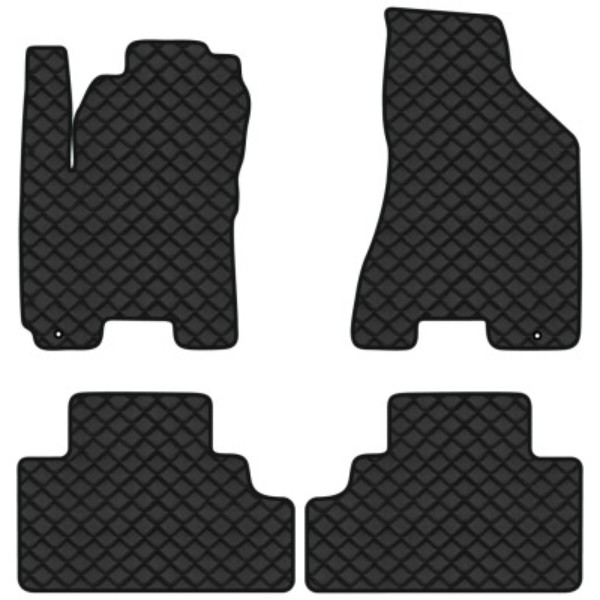 Фото - Коврики из экокожи в салон авто EVAtech для Sportage (JE) MT Kia 2004-2010 2 поколение SUV EU (KI2954PVC4LA2BBB)