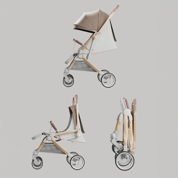 Фото - Коляска прогулочная Kidilo X5E-C khaki-beige (1171401)