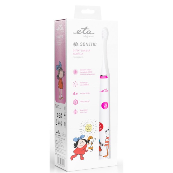 Фото - Зубна щітка електрична ETA Sonetic Kids Maxipes fik 0706 90010