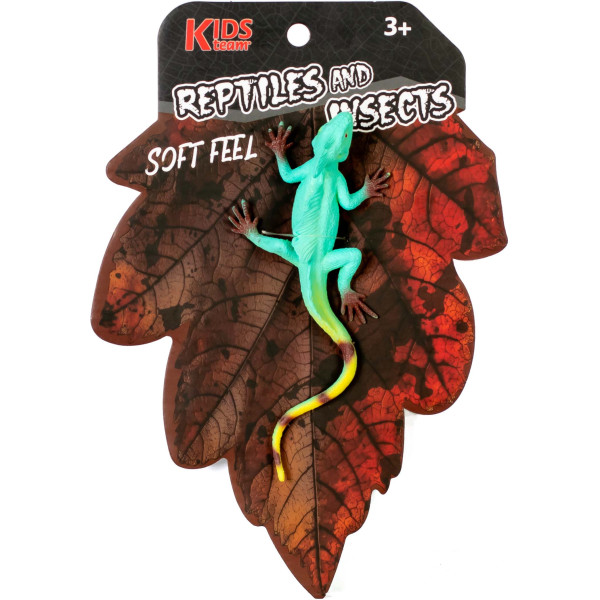 Фото - Фигурка животного Kids Team ящерица голубой Геккон (ZY1796867_2)