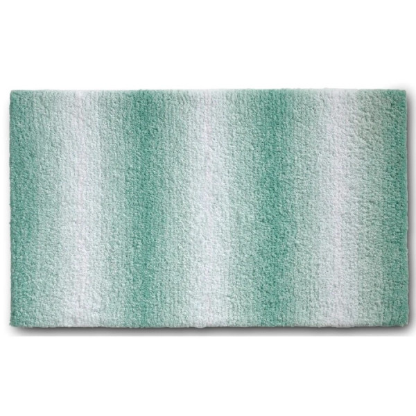 Фото - Килимок для ванної кімнати Kela Ombre 100х60х3.7 см зелений нефрит (23562)