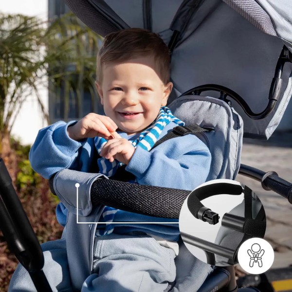 Фото - Трёхколёсный велосипед Kinderkraft Freeway 2 Grey (KRFRWA02GRY0000)