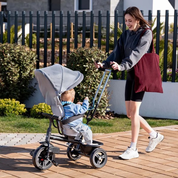 Фото - Трёхколёсный велосипед Kinderkraft Freeway 2 Grey (KRFRWA02GRY0000)