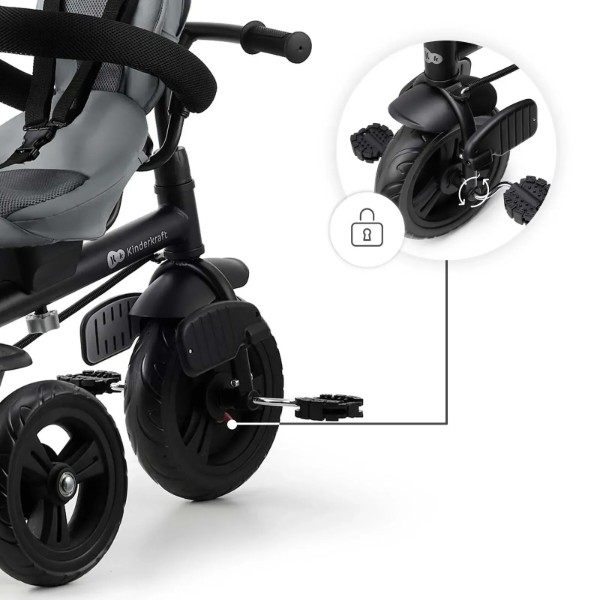 Фото - Трёхколёсный велосипед Kinderkraft Freeway 2 Grey (KRFRWA02GRY0000)