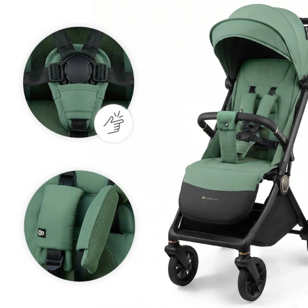 Фото - Коляска прогулянкова Kinderkraft Dave Sage Green (KSDAVE00GRE0000)