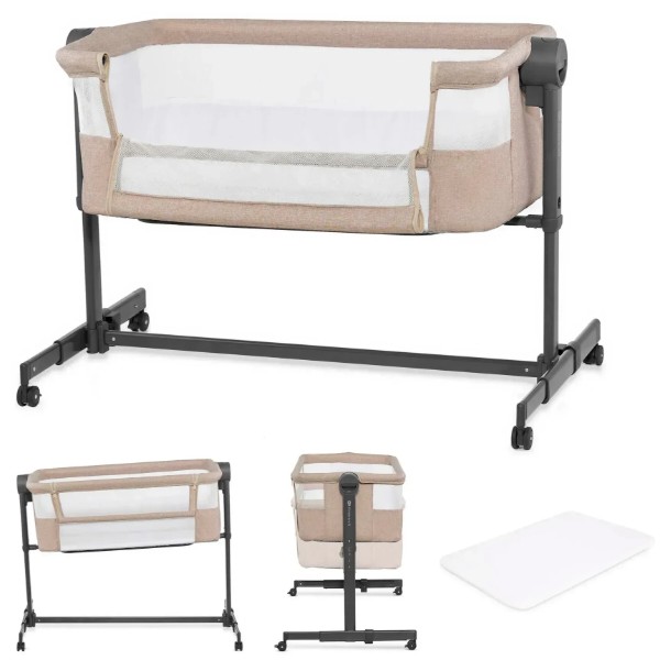 Фото - Колыбель-люлька приставная Kinderkraft Nestee Up 2 Beige (KLNEE002BEG0000)