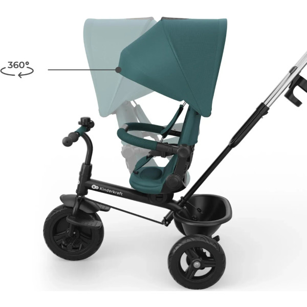 Фото - Триколісний велосипед Kinderkraft Aston 2 Plus Green (KRASTO02GREPL00)