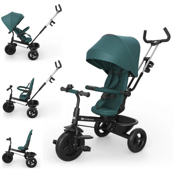 Фото - Триколісний велосипед Kinderkraft Aston 2 Plus Green (KRASTO02GREPL00)